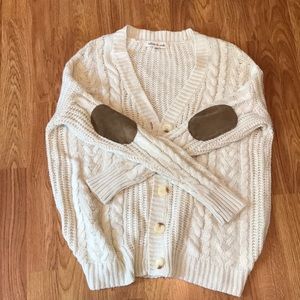 UO elbow patch cardigan